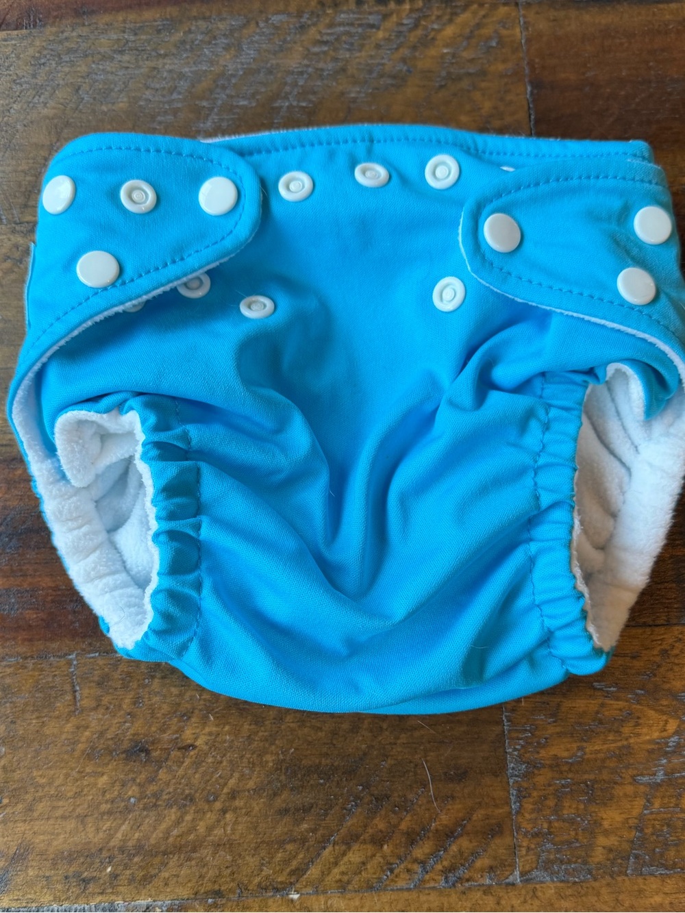Charlie Banana Bright Blue Snap Cloth Diaper